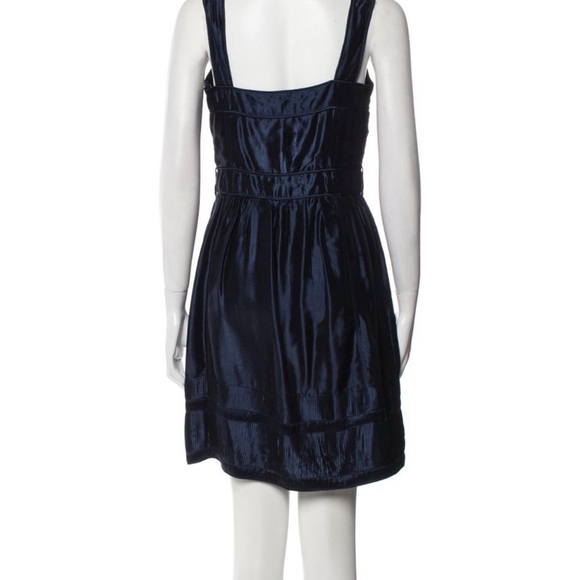 Burberry Navy Blue Midi Dress - Picture 4 of 4